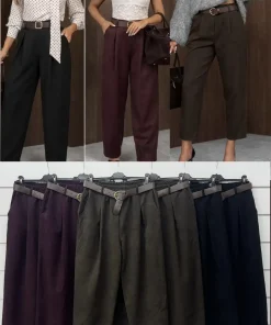 Spodnie Damskie WŁOSKA,Size uni,paczka 6szt, mix kolor