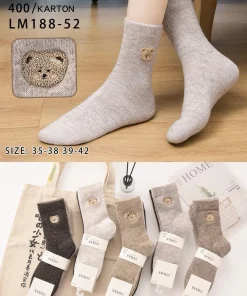 Skarpety Damskie,size 35-42,Paczka 40szt,mix kolor