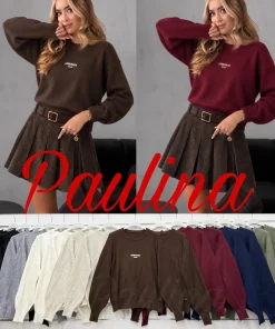 Swetry Damskie WŁOSKA,Size uni,paczka 6szt, mix kolor