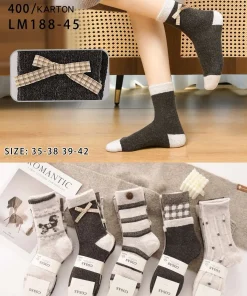 Skarpety Damskie,size 35-42,Paczka 40szt,mix kolor