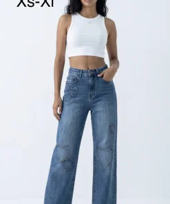 Jeansy Damskie,size xs-xl,Paczka 10szt,1kolor