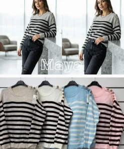 Swetry DAMSKI ,size uni,Paczka 6szt,mix kolor