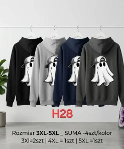 Bluzy Damskie,Size 3-5xl,Paczka 4szt,1kolor