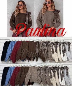 Swetry Damskie WŁOSKA,Size uni,paczka 6szt, mix kolor