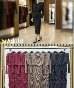 Sukienki Damskie WŁOSKA,Size uni,paczka 6szt, mix kolor