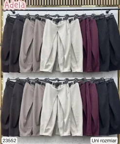 Spodnie Damskie WŁOSKA,Size uni,paczka 6szt, mix kolor