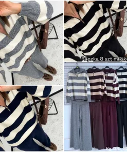 Komplety Damskie WŁOSKA,Size uni,paczka 6szt, mix kolor