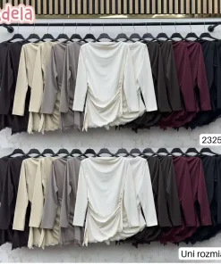 Bluzki Damskie WŁOSKA,Size uni,paczka 6szt, mix kolor