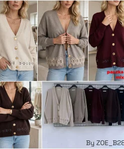 Swetry Damskie WŁOSKA,Size uni,paczka 6szt, mix kolor