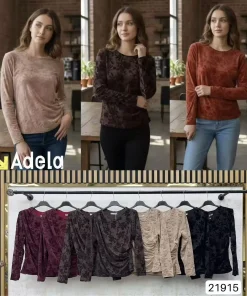 Bluzki Damskie WŁOSKA,Size uni,paczka 6szt, mix kolor