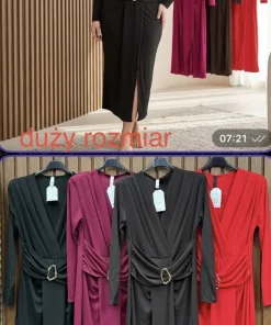 Sukienki Damskie WŁOSKA,Size uni,paczka 6szt, mix kolor