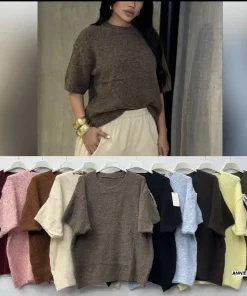 Swetry Damskie WŁOSKA,Size uni,paczka 6szt, mix kolor