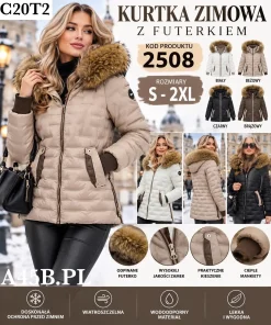 Kurtki Damskie,size s-2xl,Paczka 5szt,1kolor