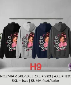 Bluzy Damskie,Size 3-5xl,Paczka 4szt,1kolor