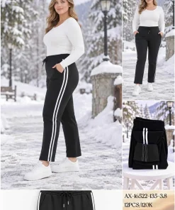 Spodnie Damskie,size 3xl-8xl,Paczka 12szt,1kolor