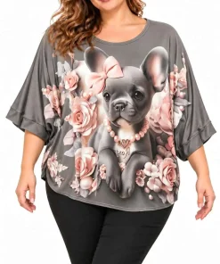 Bluzki damskie ,size uni,Paczka 4szt,1kolor