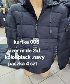 Kurtki MĘSKIE,Size m-2xl,Paczka 4szt,1 kolor