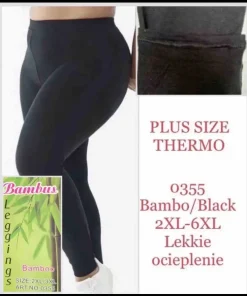 Leginsy Damskie,size 2xl-6xl,Paczka 12szt,1 kolor