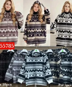 Kurtki DAMSKA,size uni,Paczka 5szt,mix kolor