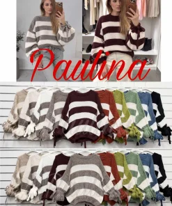 Swetry Damskie WŁOSKA,Size uni,paczka 6szt, mix kolor