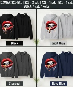 Bluzy damskie,size 3-5xl,Paczka 8szt,mix kolor