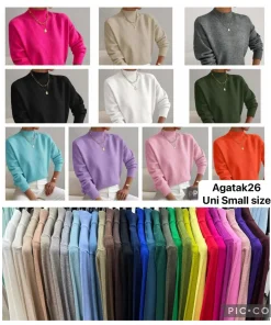 Swetry Damskie WŁOSKA,Size uni,paczka 6szt, mix kolor