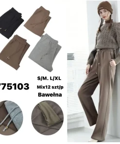 Spodnie Damskie,size s/m-l/xl,Paczka 12szt,mix kolor