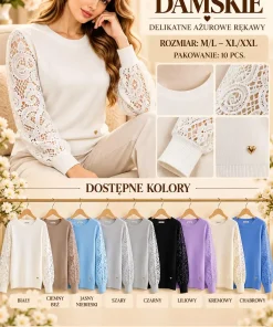 Swetry damskie ,size m/l-xl/2xl,Paczka 10szt,mix kolor