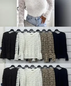 Bluzki Damskie WŁOSKA,Size uni,paczka 6szt, mix kolor