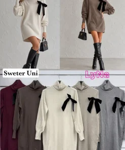 Sukienki Damskie WŁOSKA,Size uni,paczka 6szt, mix kolor