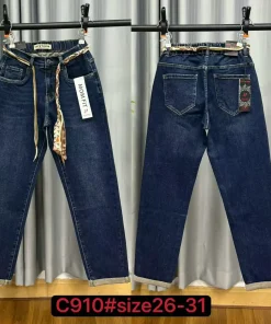 Jeansy Damskie,size 26-31,Paczka 12szt,1kolor