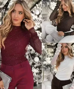 Bluzki Damskie WŁOSKA,Size uni,paczka 6szt, mix kolor