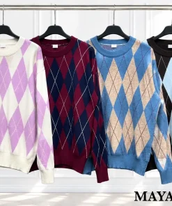 Swetry DAMSKA,size uni,Paczka 6szt,mix kolor