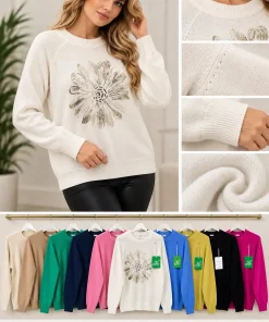 Swetry Damskie,size s/m-l/xl,Paczka 10szt,mix kolor