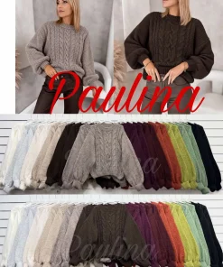 Swetry Damskie WŁOSKA,Size uni,paczka 3szt, mix kolor