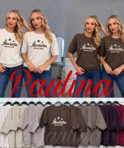 Swetry Damskie WŁOSKA,Size uni,paczka 3szt, mix kolor