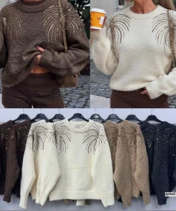 Swetry Damskie WŁOSKA,Size uni,paczka 6szt, mix kolor