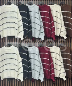 Swetry Damskie WŁOSKA,Size uni,paczka 6szt, mix kolor