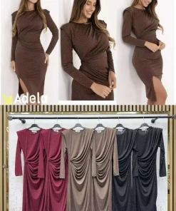Sukienki Damskie WŁOSKA,Size uni,paczka 6szt, mix kolor