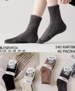 Skarpety Damskie,size 35-42,Paczka 40szt,mix kolor
