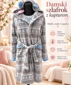 Szlafrok Damskie,size uni,Paczka 6szt,1kolor