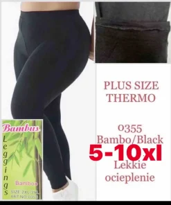 Leginsy Damskie,size 5xl-10xl,Paczka 12szt,1kolor