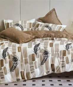 Komplet pościeli 5D 100% satyna - bawełna 4 Częściowy Rozmiar : 200/220