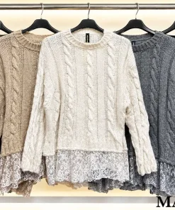 Swetry DAMSKA,size uni,Paczka 6szt,mix kolor