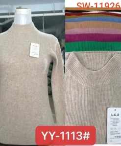 Swetry Damskie,size uni,Paczka 12szt,mix kolor
