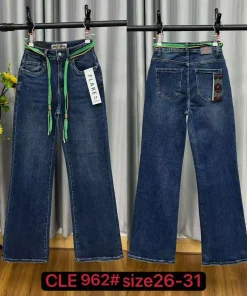 Jeansy Damskie,size 26-31,Paczka 12szt,1kolor