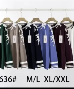 Swetry Damskie,size m/l-xl/2xl,Paczka 8szt,mix kolor