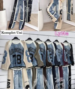 Komplety Damskie WŁOSKA,Size uni,paczka 6szt, mix kolor