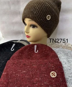 Czapki DAMSKA,Paczka 12szt,mix kolor