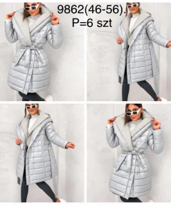 Kurtki damskie,size 46-56,Paczka 6szt,1kolor